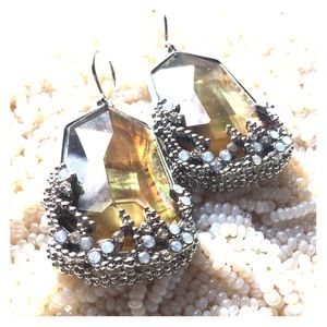 C+I Ocean Lace Statement Earrings